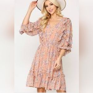 NWOT Boutique bought boho Dress